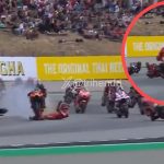 Dramático accidente que sufrió piloto italiano en el Gran Premio de Cataluña en Moto GP