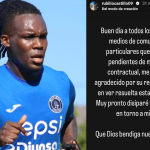 Rubilio Castillo se pronuncia sobre su futuro con Motagua: ¿Se va o se queda?