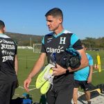 Jonathan Rougier realiza su primer entrenamiento con la Selección de Honduras