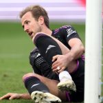 Harry Kane lesionado tras chocar con un poste