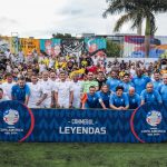 Leyendas del fútbol sudamericano jugaron en Miami como antesala de la final